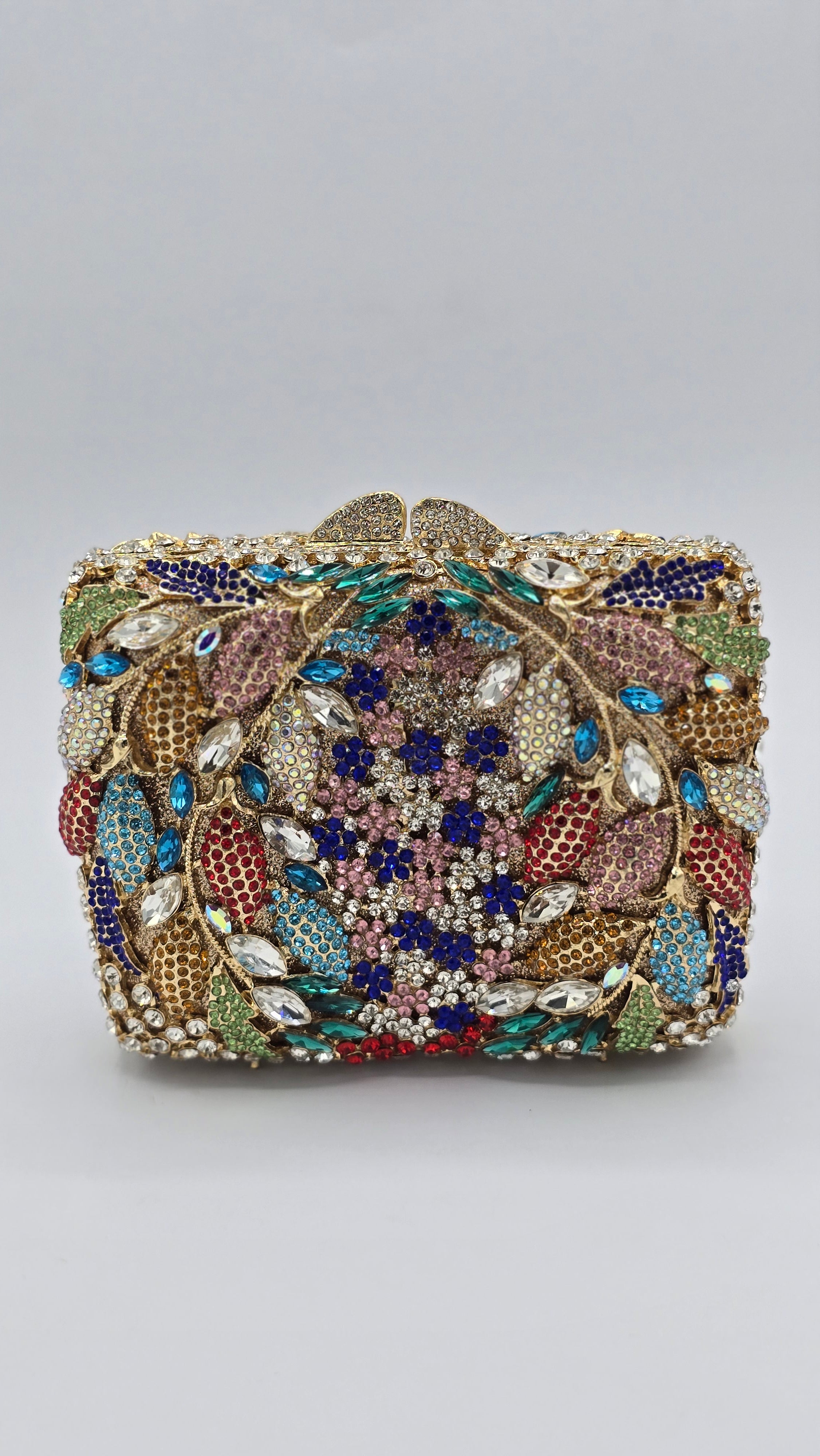 GOLD CRYSTAL CLUTCH