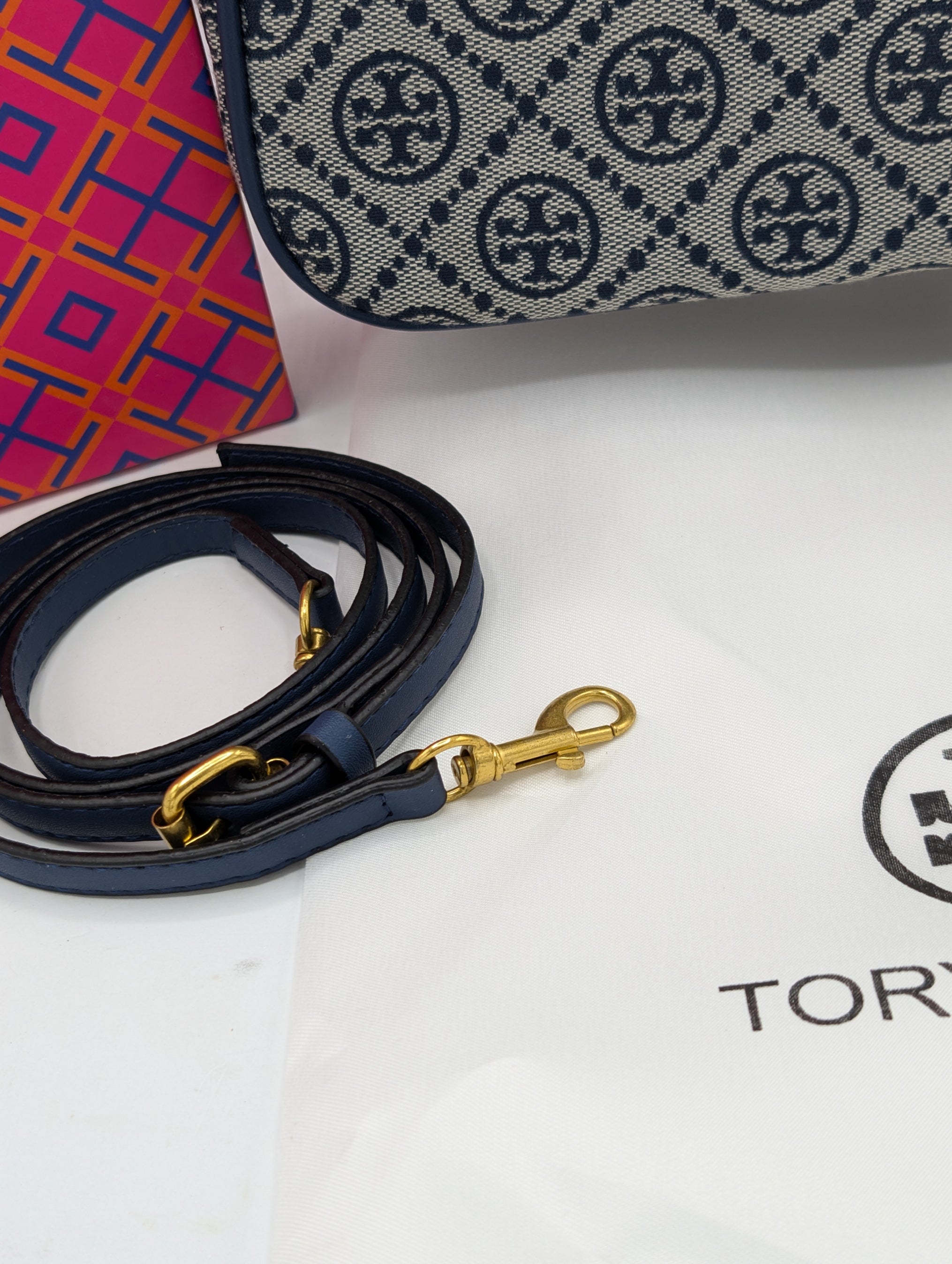 Tory Burch T Monogram Jacquard Small Shoulder Bag