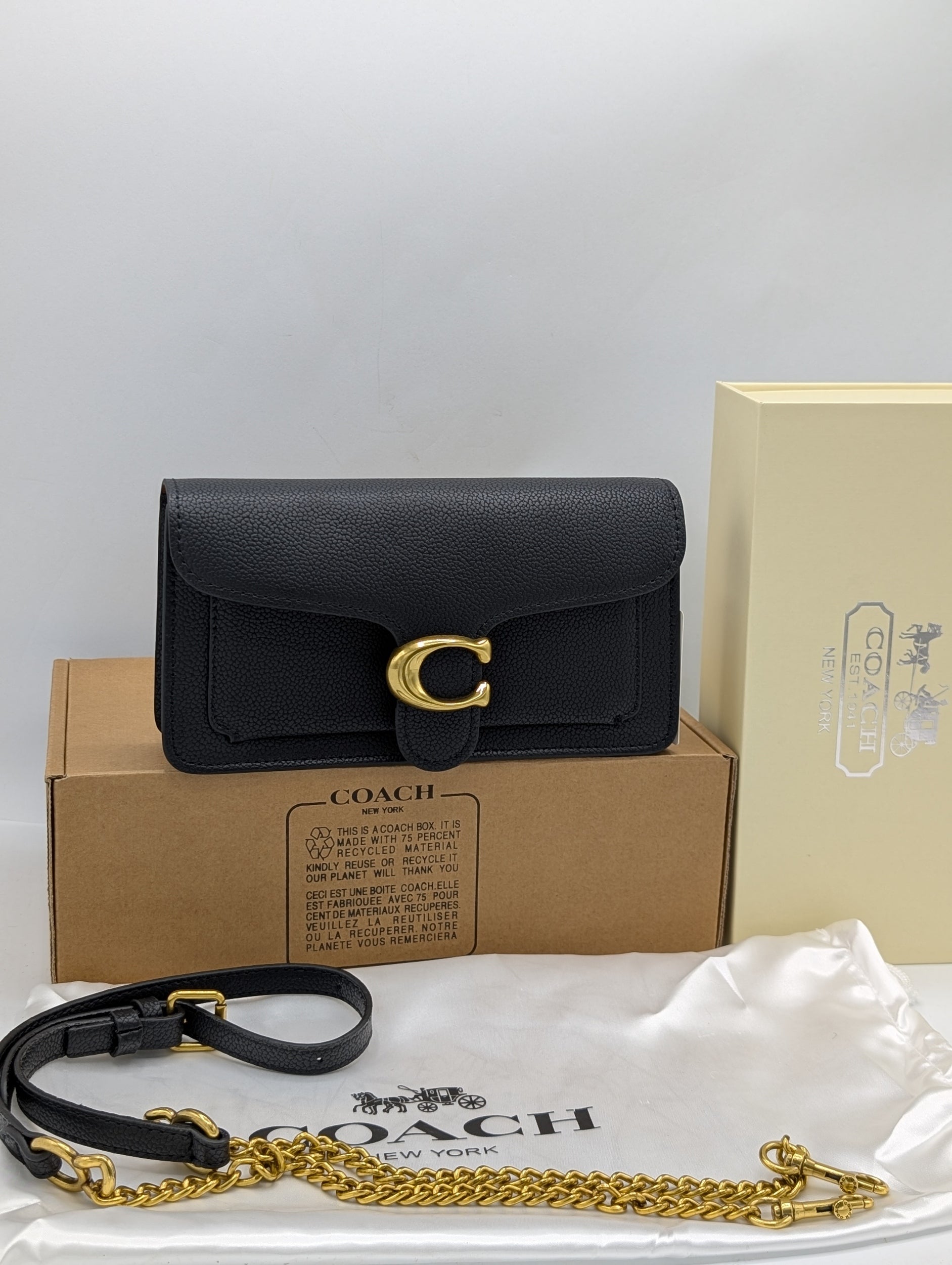 COACH TABBY CHAIN WALLET 12