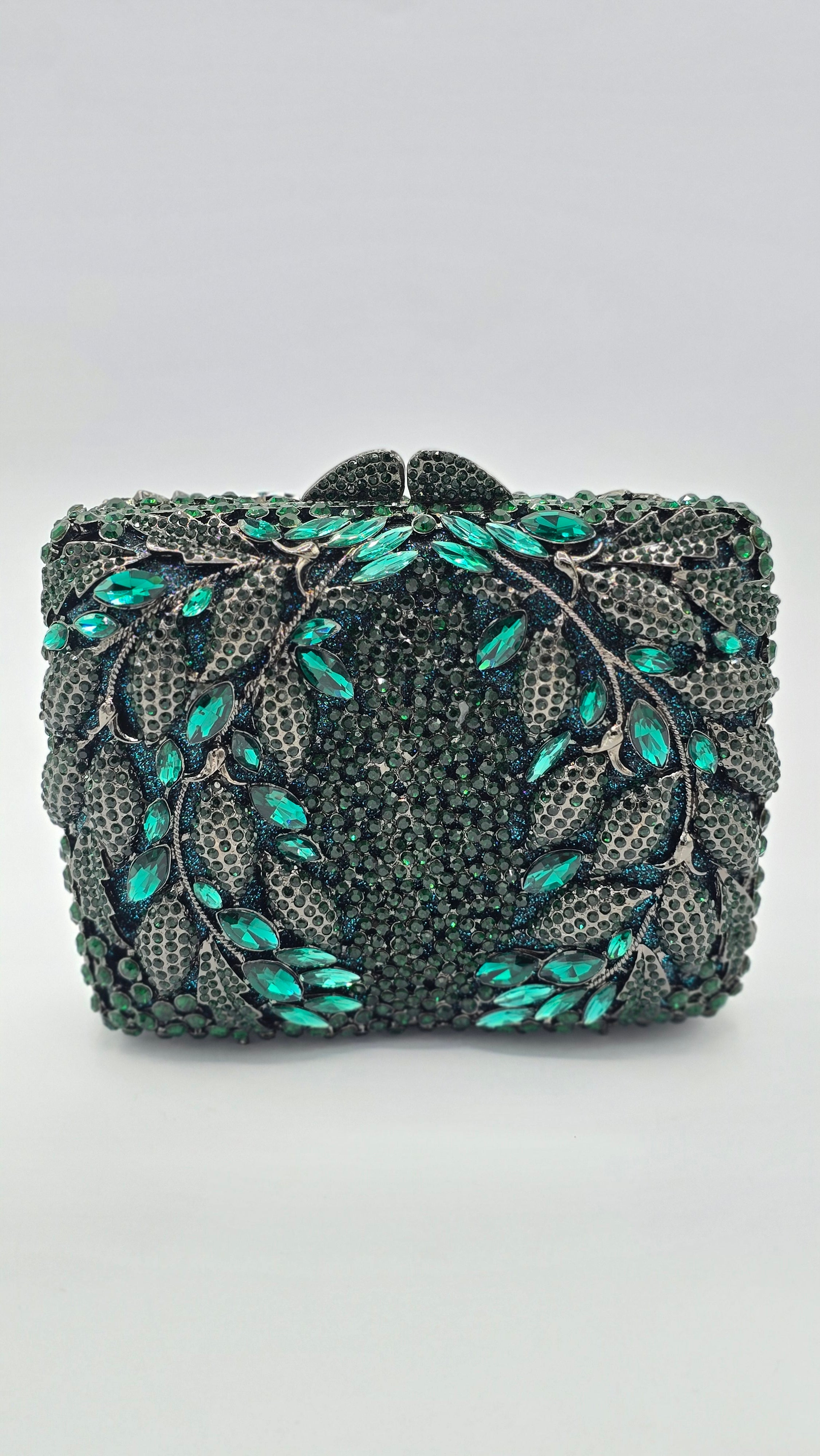 GOLD CRYSTAL CLUTCH