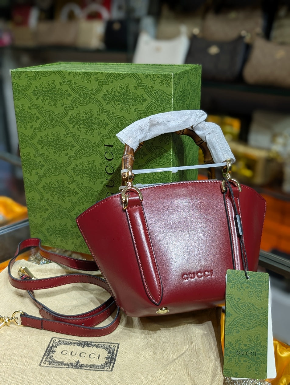 GUCCI TOP HANDLE BAMBOO