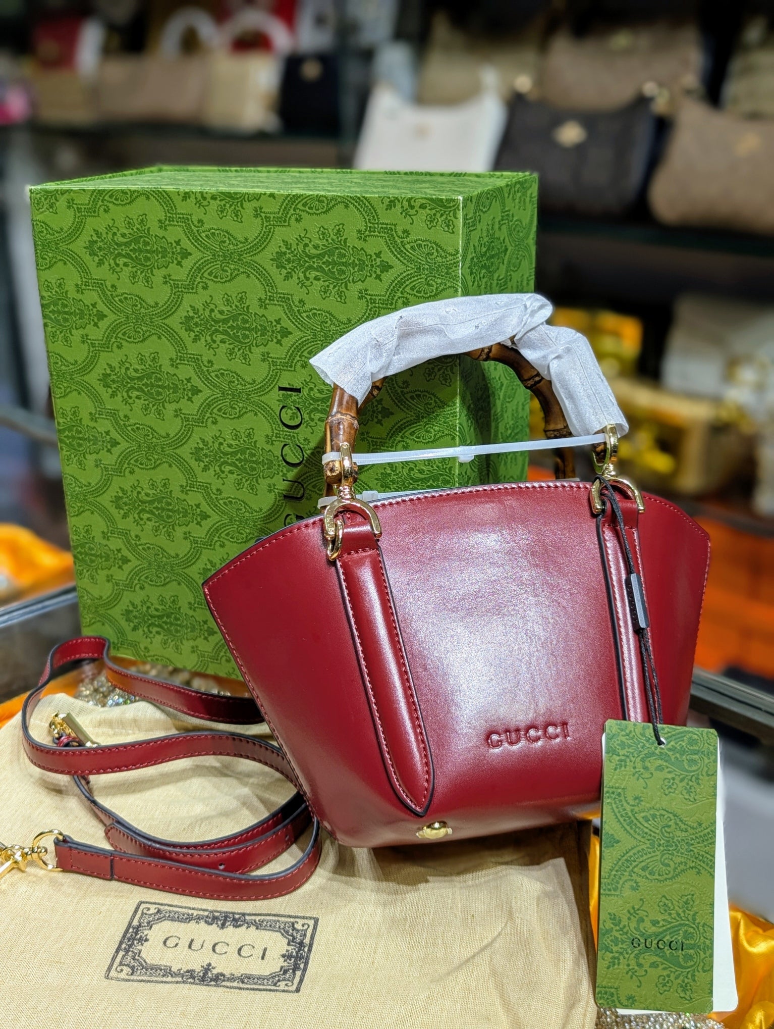 GUCCI TOP HANDLE BAMBOO