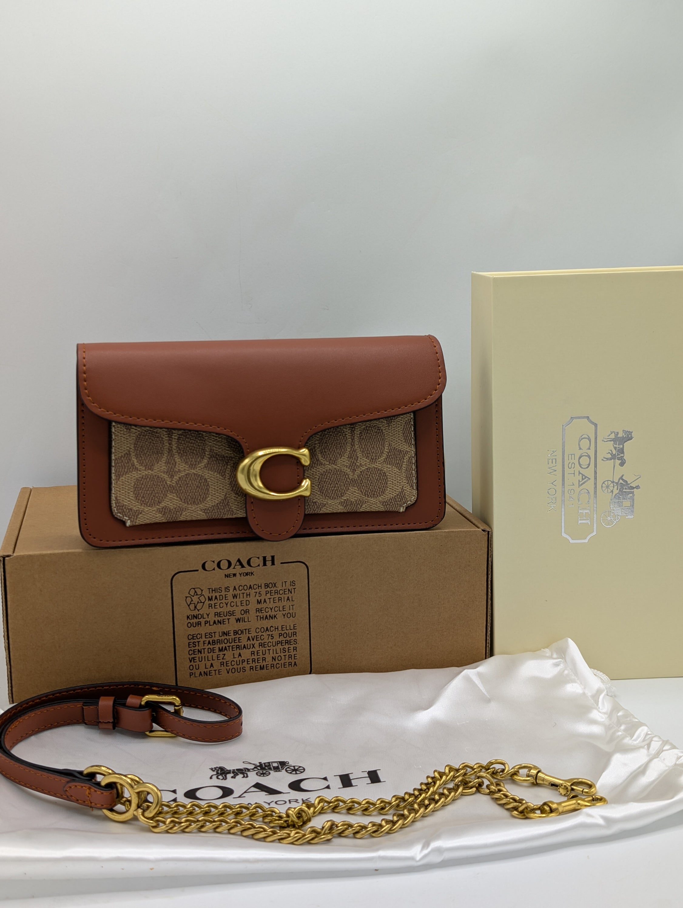 COACH TABBY CHAIN WALLET 12