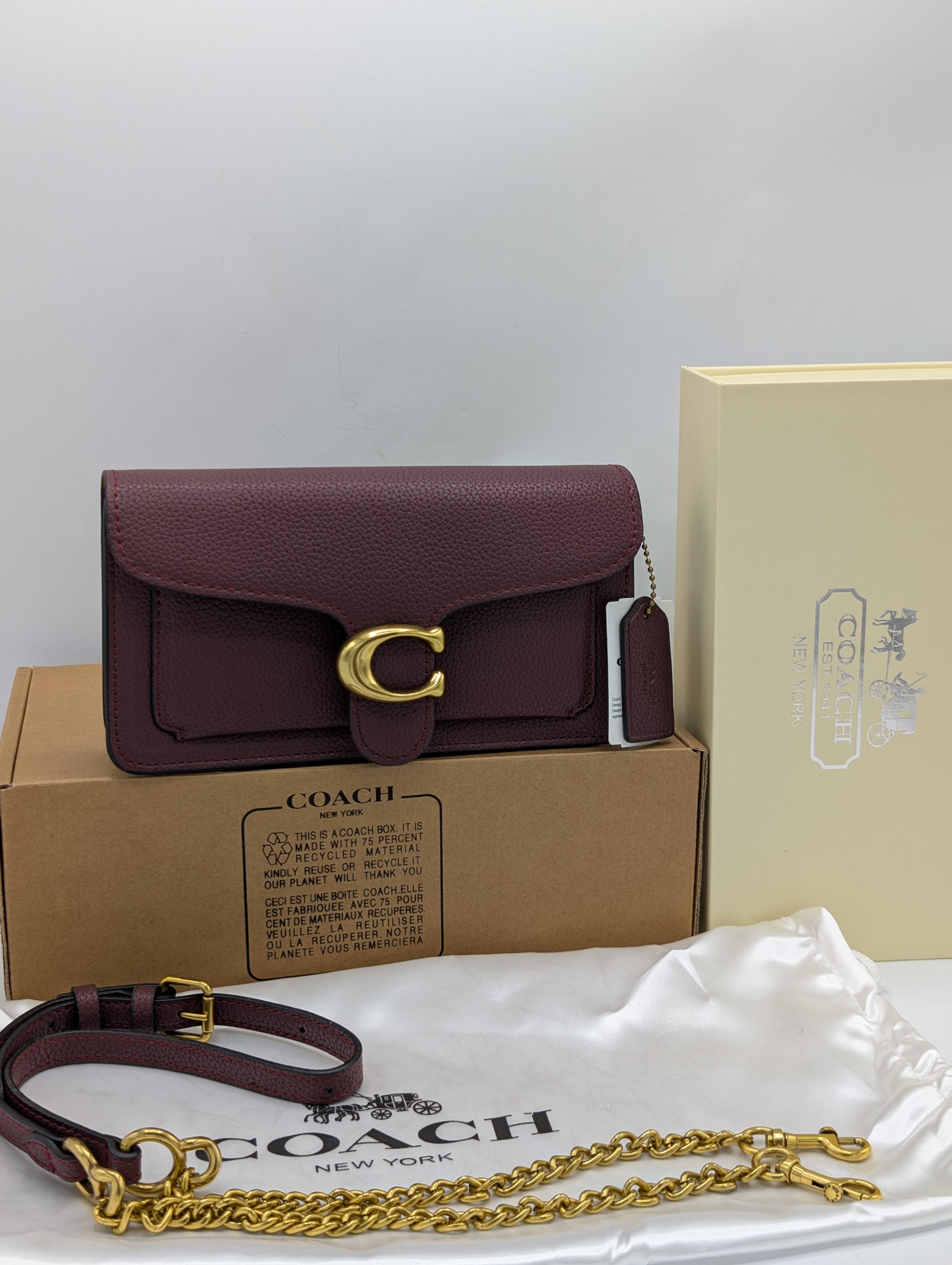 COACH TABBY CHAIN WALLET 12