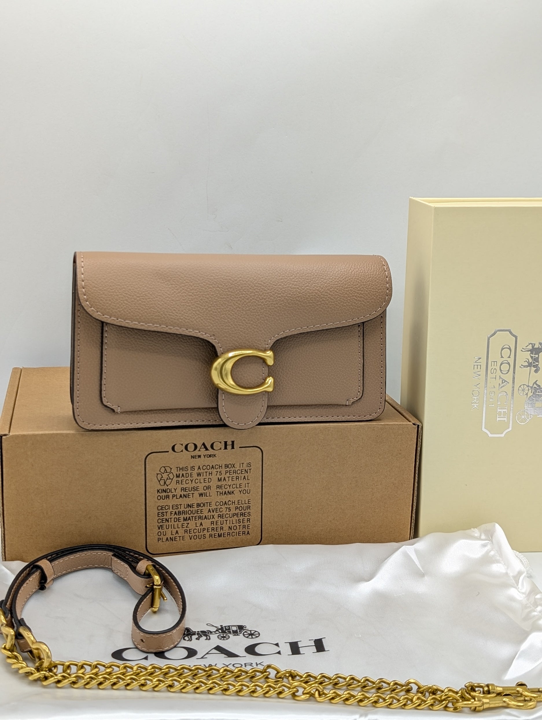 COACH TABBY CHAIN WALLET 12